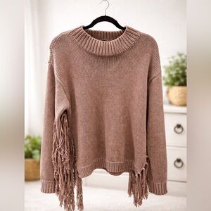 🔥 Fringe Sweater/with Crossbody Bag Bundle